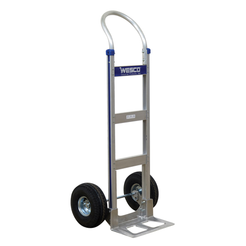 Cobra-Lite Hand Truck - 410-T14-P, Continuous Handle, Aluminum, 49" Height, 600 lbs. Capacity Planification Entrepots Molloy