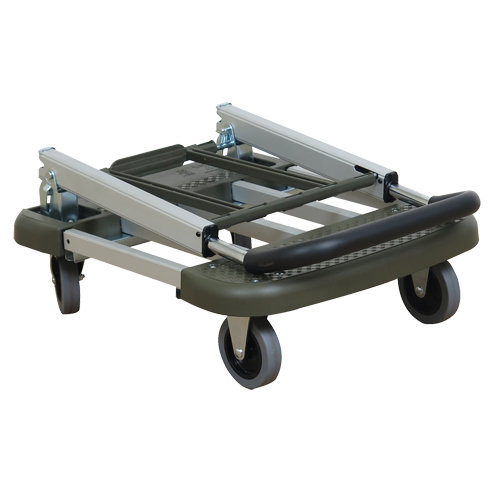 Telefolding Platform Truck, Aluminum, 330 lbs., 29-1/2" L x 17-1/2" W, 36-1/2" High Planification Entrepots Molloy
