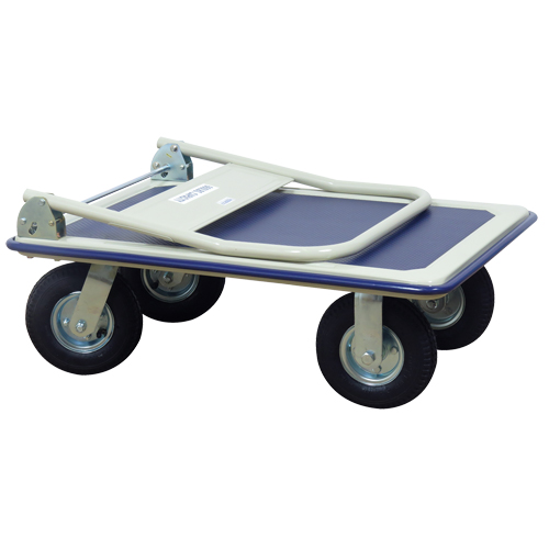 Folding Handle Platform Truck, Steel, 660 lbs., 35" L x 23" W, 43.5" High Planification Entrepots Molloy