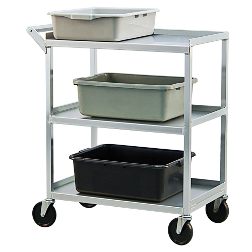Utility Cart, 3 Tiers, 18-1/2" W x 39" H x 32-1/2" D, 350 lbs. Capacity Planification Entrepots Molloy