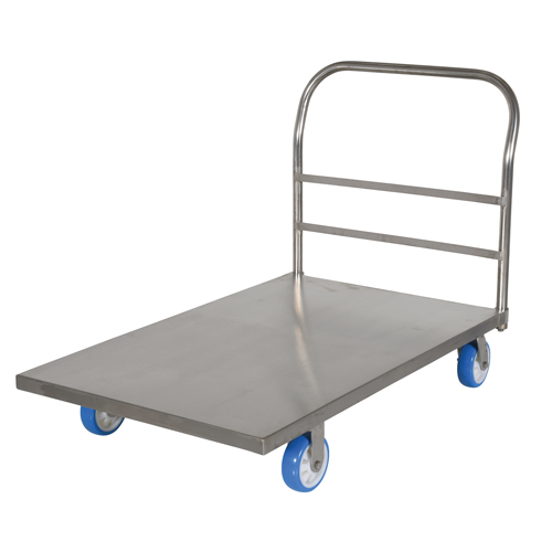 Platform Truck, 48" L x 30" W, 2000 lbs. Capacity, Polyurethane Casters Planification Entrepots Molloy
