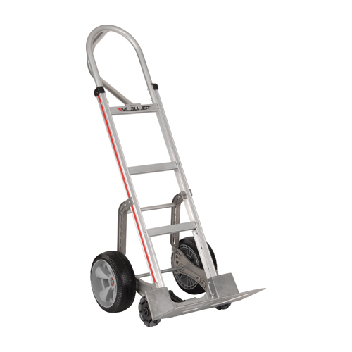 Self-Stabilizing Hand Truck, P-Handle Handle, Aluminum, 55'' Height, 500 lbs. Capacity Planification Entrepots Molloy