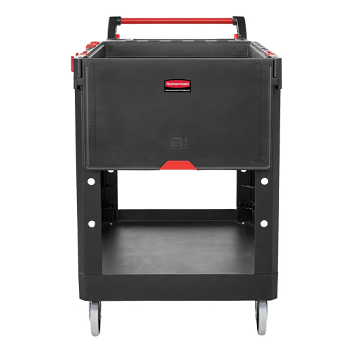 Chariot utilitaire robuste et polyvalent, 2 tiers, 25-1/5" x 36" x 51-1/2", Capacit&eacute; 500 lb Planification Entrepots Molloy