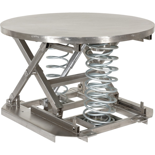 Pallet Lift Table, 43 5/8" L x 43 5/8"W, 4500 lbs. Cap. Planification Entrepots Molloy