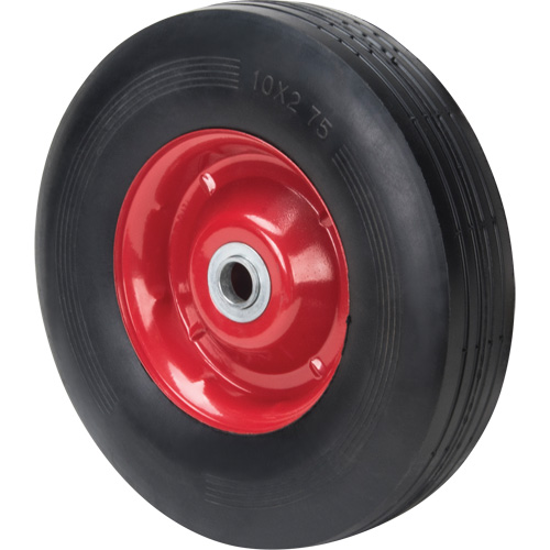 Roue semi-pneumatique, 10" (254 mm), Capacit&eacute; de 200 lb Planification Entrepots Molloy