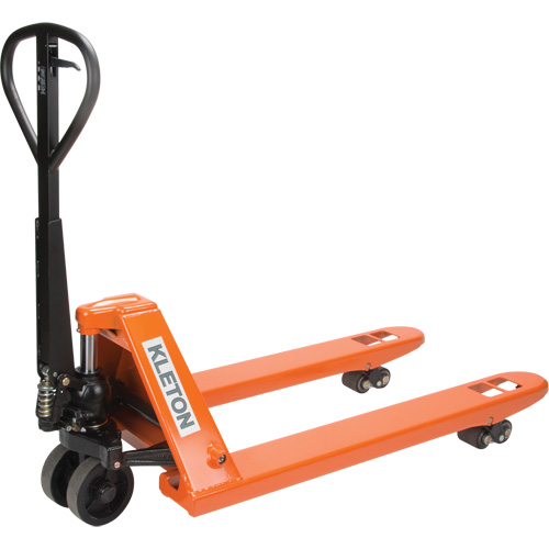 Super Heavy-Duty Manual Pallet Truck, Steel, 48" L x 27" W, 11000 lbs. Capacity Planification Entrepots Molloy