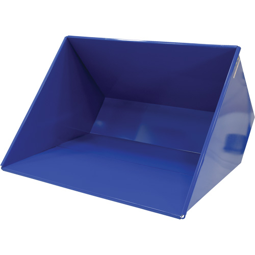 Conteneur autobasculeur, Acier, 3 vg³, Bleu Planification Entrepots Molloy