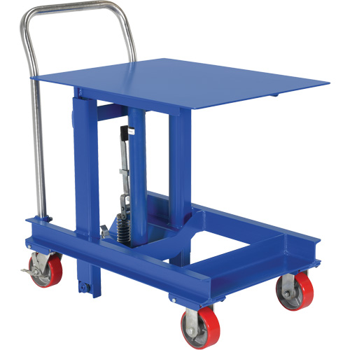Table &eacute;l&eacute;vatrice, 30" lo x 24" la, Acier, Capacit&eacute; 2000 lb Planification Entrepots Molloy