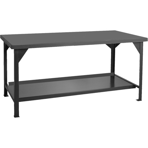 Heavy-Duty Workbench, 48" W x 30" D x 34" H, 4000 lbs. Capacity Planification Entrepots Molloy