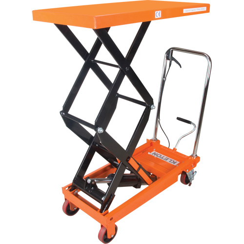 Hydraulic Scissor Lift Table, 35-3/4" L x 19-3/4" W, Steel, 770 lbs. Capacity Planification Entrepots Molloy