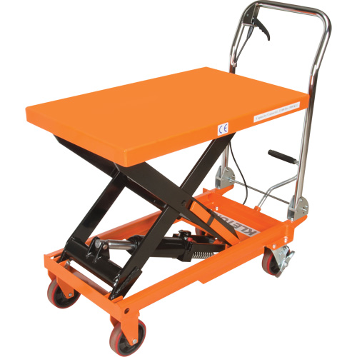 Hydraulic Scissor Lift Table, 32" L x 19-3/4" W, Steel, 1100 lbs. Capacity Planification Entrepots Molloy