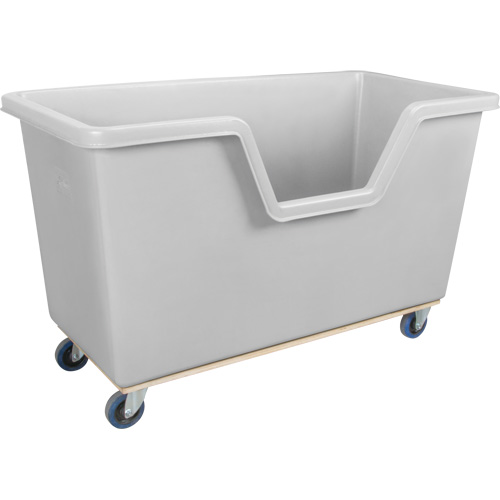 Easy Access Box Truck, Polyethylene, 63" L x 34-1/4" W x 38-1/2" H, 24 cu. ft. Volume, 1200 lbs. Capacity Planification Entrepots Molloy