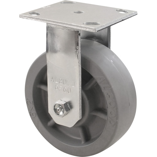 Emaxx Caster, Rigid, 8" (203.2 mm), Envirothane, 1200 lbs. (544.3 kg.) Planification Entrepots Molloy