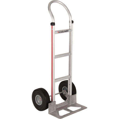 Knocked Down Hand Truck, Continuous Handle, Aluminum, 48" Height, 500 lbs. Capacity Planification Entrepots Molloy