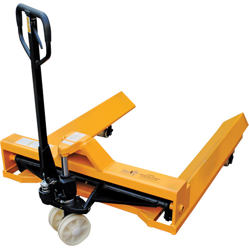Transpalette pour mat&eacute;riaux en rouleaux, Acier, 48" lo x 7,5" la, Capacit&eacute; 4000 lb Planification Entrepots Molloy