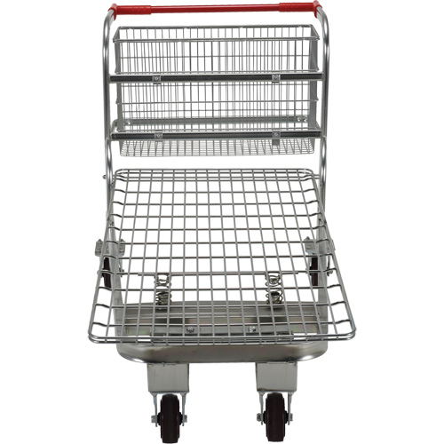 Chariot en treillis emboîtable, Acier, 28-3/4" x 37-1/16" x 59-5/8", Capacit&eacute; 275 lb Planification Entrepots Molloy