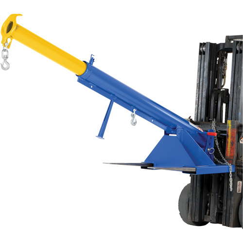 Grue t&eacute;lescopique pour chariot &eacute;l&eacute;vateur &agrave; fourche Orbit Boom Planification Entrepots Molloy