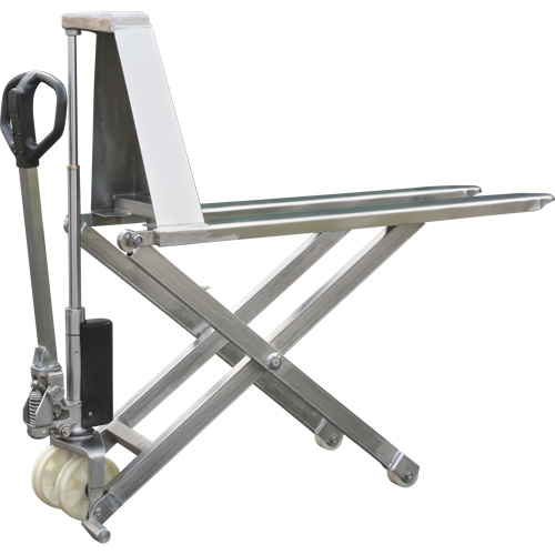 Eco Scissor Skid Lift, 45" L x 21" W, Stainless Steel, 2200 lbs. Capacity Planification Entrepots Molloy