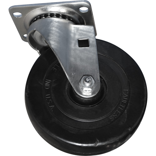 Roulette pivotante souple pour chariot caisson Planification Entrepots Molloy