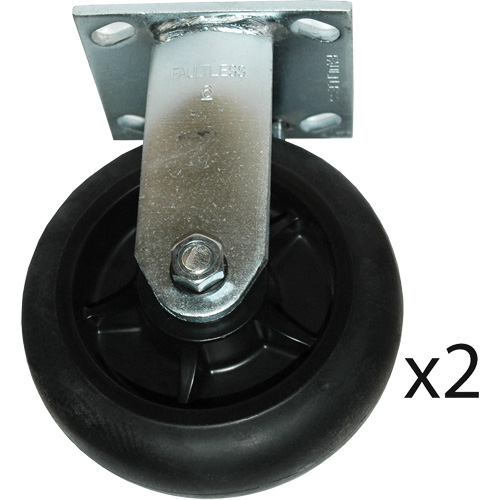 Roulettes fixes pour chariot &agrave; plateforme Planification Entrepots Molloy