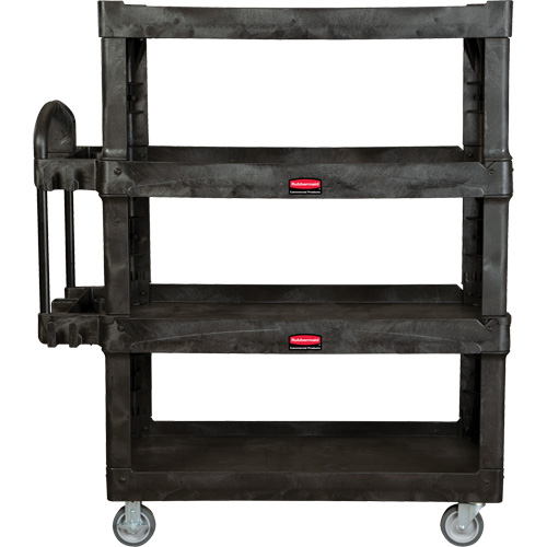 Chariot utilitaire robuste et ergonomique, 4 tiers, 24-1/4" x 62-2/5" x 54-1/10", Capacit&eacute; 700 lb Planification Entrepots Molloy