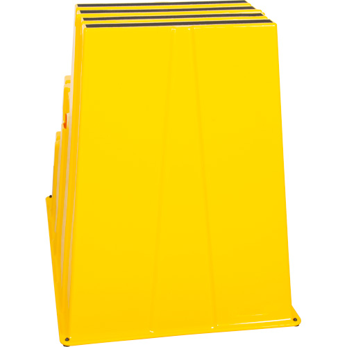 Industrial Step Stool, 3 Steps, 34-13/16" x 22-7/16" x 28-1/2" High Planification Entrepots Molloy