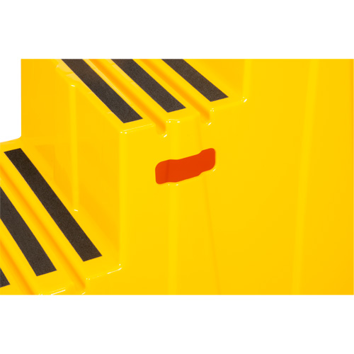 Industrial Step Stool, 3 Steps, 34-13/16" x 22-7/16" x 28-1/2" High Planification Entrepots Molloy