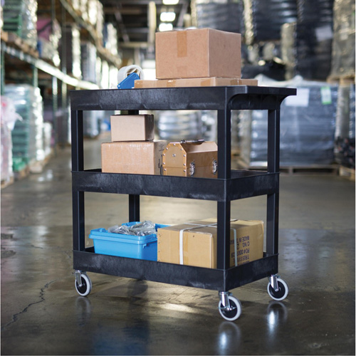 Tub Cart, 3 Tiers, 35-1/4" x 36-1/4" x 18", 300 lbs. Capacity Planification Entrepots Molloy