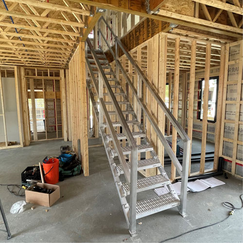 Escalier Smartstairs t&eacute;lescopique &agrave; 3-5 marches en aluminium Planification Entrepots Molloy