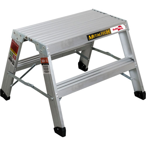 Poste de travail chevalet de sciage portatif, Cadre Aluminium, 12-1/4" p x 24" h Planification Entrepots Molloy