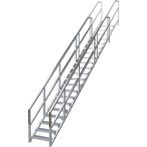 Syst&egrave;me d'escalier modulaire pour la construction de 17-21 marches SmartStairs, 157-1/2" ha Planification Entrepots Molloy