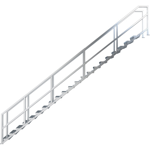 Syst&egrave;me d'escalier modulaire pour la construction de 17-21 marches SmartStairs, 157-1/2" ha Planification Entrepots Molloy