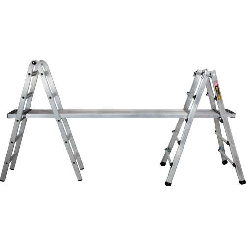 Telescoping Multi-Position Ladder, Aluminum, 300 lbs., CSA Grade 1A Planification Entrepots Molloy
