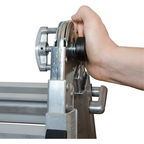 Telescoping Multi-Position Ladder, Aluminum, 300 lbs., CSA Grade 1A Planification Entrepots Molloy