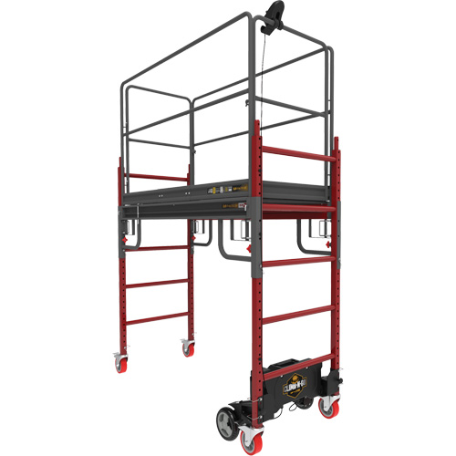 Complete Motorized Buildman 6' Baker Scaffold Kit, 31" D x 118-3/4" H Planification Entrepots Molloy