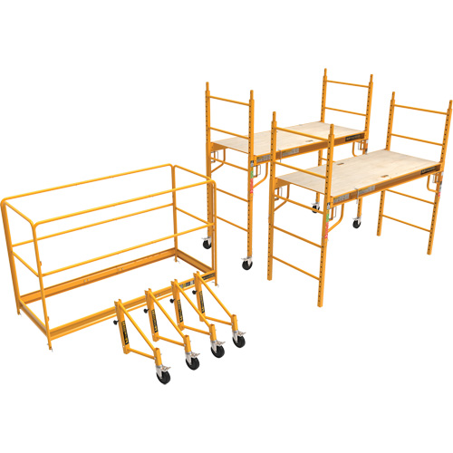 Trousse compl&egrave;te de tour d'&eacute;chafaudage pour cloison s&egrave;che de 12', 58-1/2" p x 183" h Planification Entrepots Molloy