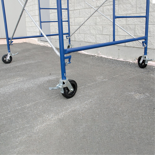 Complete Scaffold Tower with Casters, 66-2/10" D x 177-1/2" H Planification Entrepots Molloy