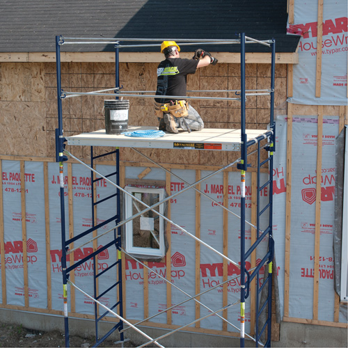 Complete Scaffold Tower with Casters, 66-2/10" D x 177-1/2" H Planification Entrepots Molloy