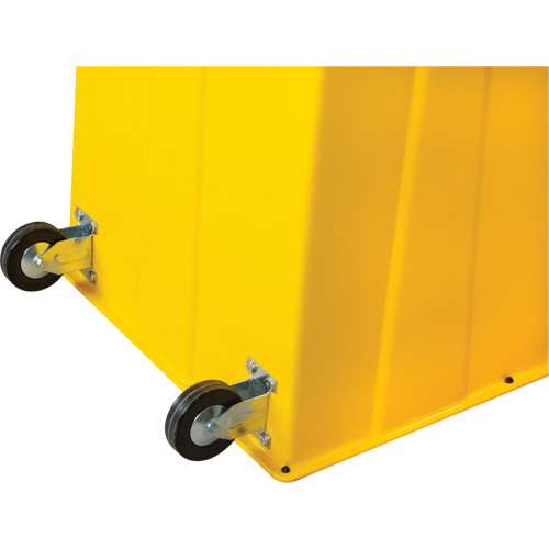 Escabeau industriel, 4 marches, 44" x 22-1/4" x Hauteur 65-1/8" Planification Entrepots Molloy