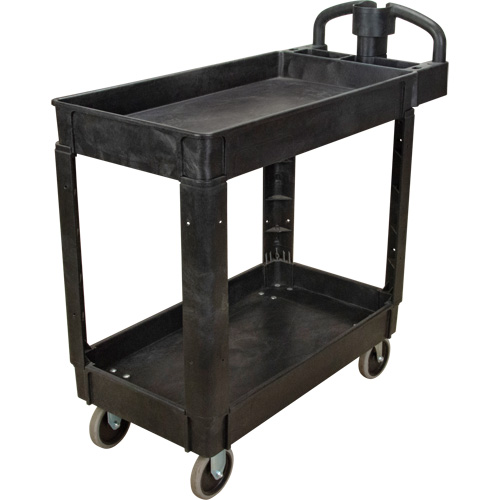 Chariot utilitaire, 2 tiers, 17-1/8" x 33-1/2" x 37-5/8", Capacit&eacute; 550 lb Planification Entrepots Molloy