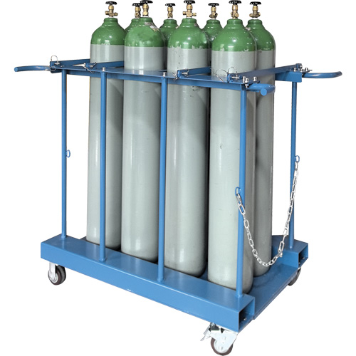 8-Cylinder Forklift Cylinder Storage Caddy Planification Entrepots Molloy