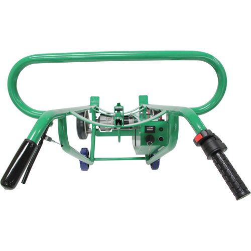 Powered Drum Hand Truck with Pneumatic Wheels Planification Entrepots Molloy