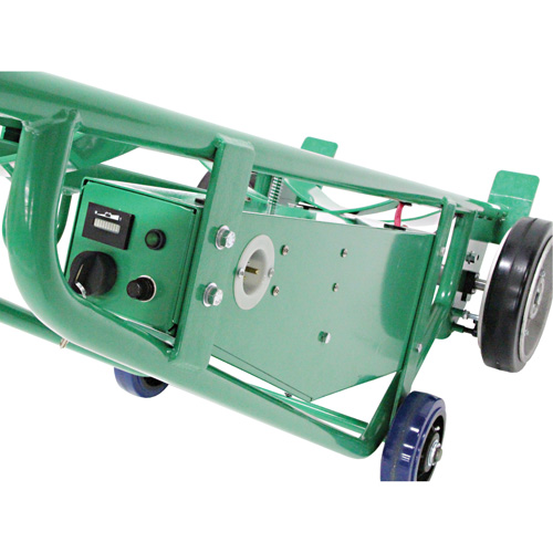 Powered Drum Hand Truck with Pneumatic Wheels Planification Entrepots Molloy