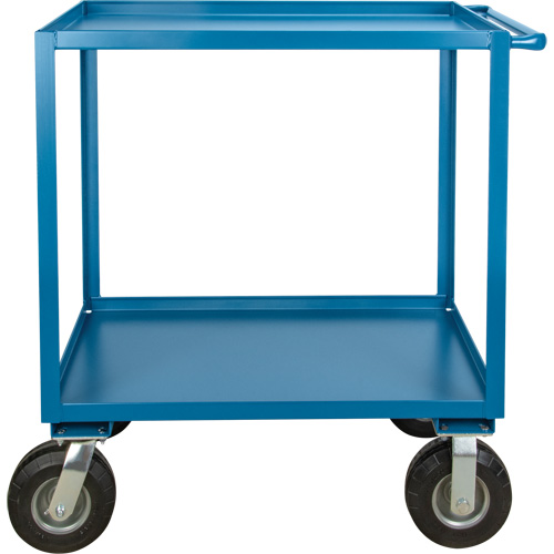  Chariot &agrave; tablettes pour l'ext&eacute;rieur, 2 Tiers, 18" la x 39" h x 33" p, Capacit&eacute; 1200 lb Planification Entrepots Molloy