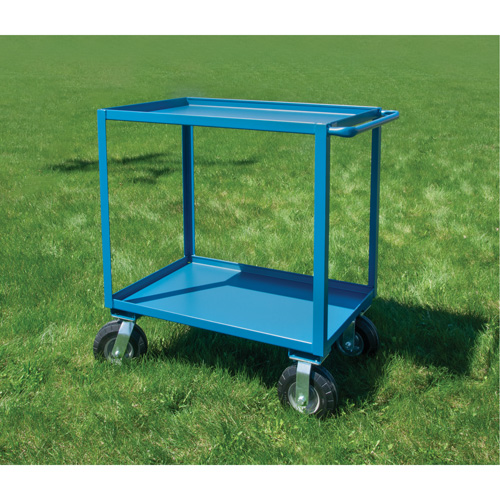  Chariot &agrave; tablettes pour l'ext&eacute;rieur, 2 Tiers, 18" la x 39" h x 33" p, Capacit&eacute; 1200 lb Planification Entrepots Molloy