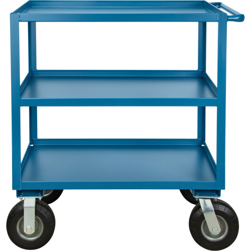 Outdoor Shelf Cart, 3 Tiers, 24" W x 39" H x 51" D, 1200 lbs. Capacity Planification Entrepots Molloy