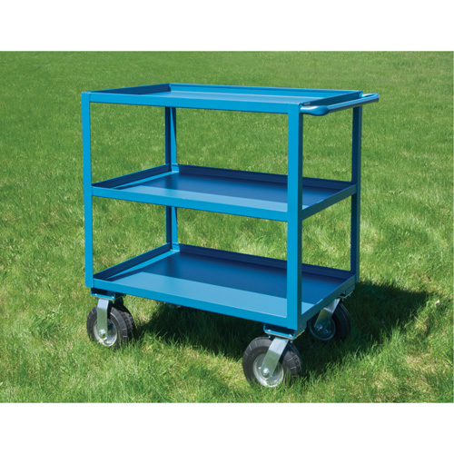  Chariot &agrave; tablettes pour l'ext&eacute;rieur, 2 Tiers, 24" la x 39" h x 39" p, Capacit&eacute; 1200 lb Planification Entrepots Molloy