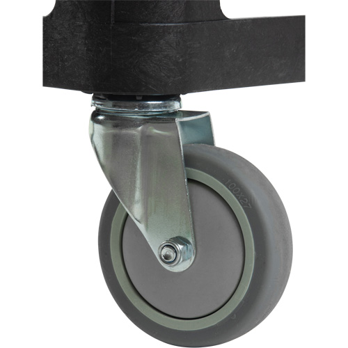 Utility Cart with Flat Shelf, 3 Tiers, 18-1/8" x 37-3/8" x 27-3/4", 330 lbs. Capacity Planification Entrepots Molloy