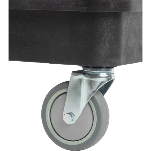 Utility Cart with Deep Lip Shelf, 3 Tiers, 19" x 39-1/2" x 28-1/4", 330 lbs. Capacity Planification Entrepots Molloy