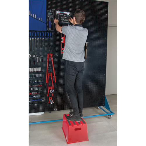 Industrial Step Stool, 20-7/8" x 12-3/16" x 12" High Planification Entrepots Molloy